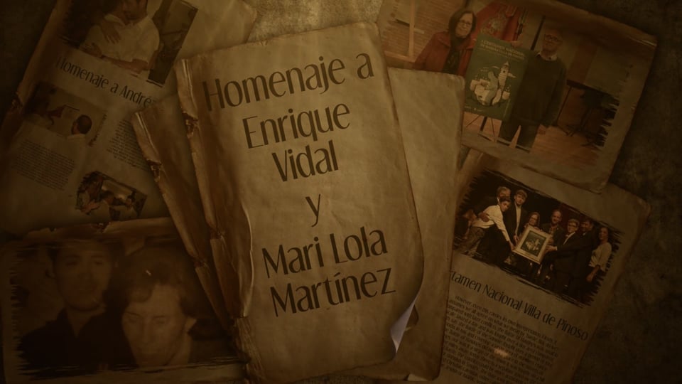 Homenaje a Enrique Vidal y Mari Lola Martínez
