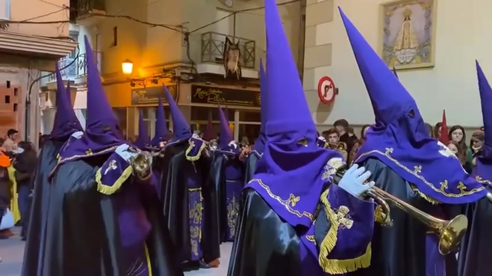Marcha a la Virgen de la Soledad por banda de NPJ 2022