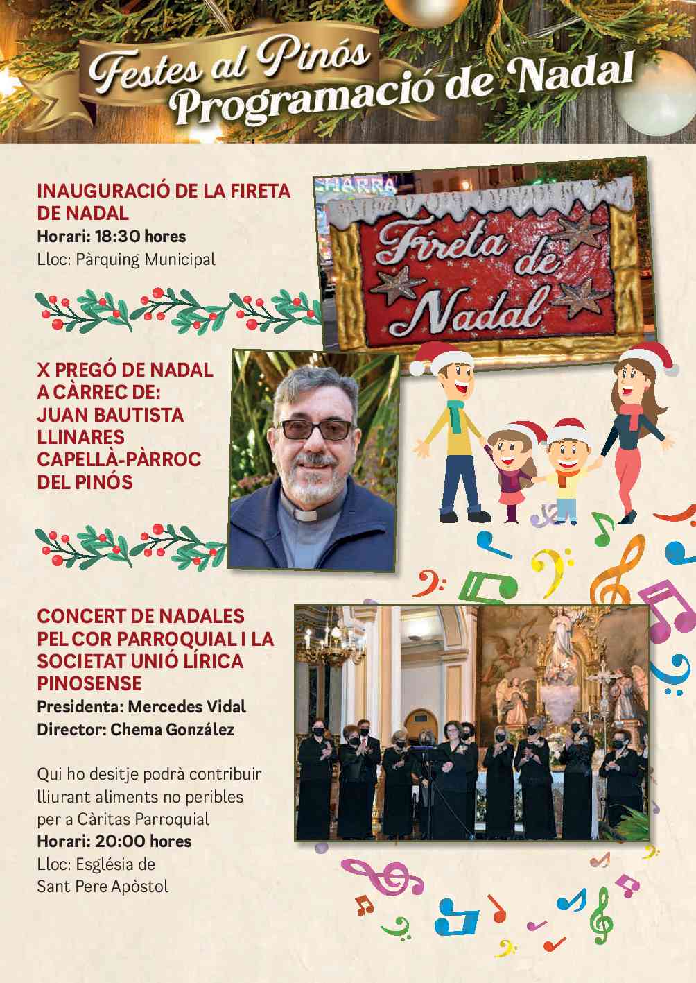 INAUGURACIÓN FERIA DE NAVIDAD, PREGÓN Y CONCIERTO DE NAVIDAD