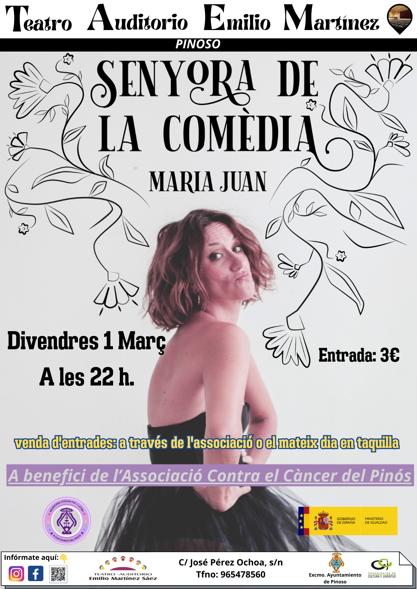 MONÓLOGO: SEÑORA DE LA COMEDIA POR MARÍA SAN JUAN