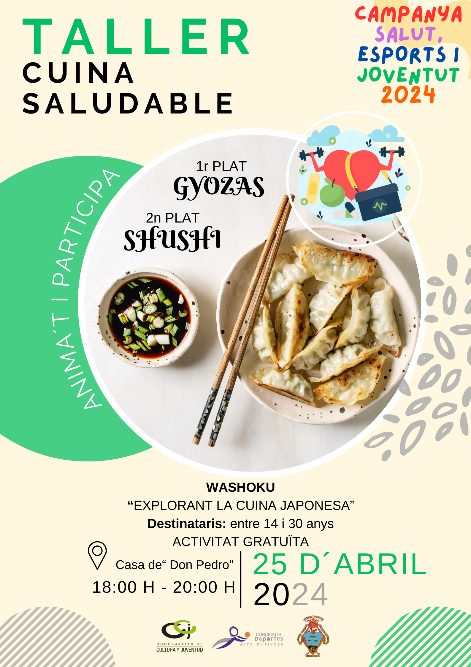 TALLER CUINA SALUDABLE