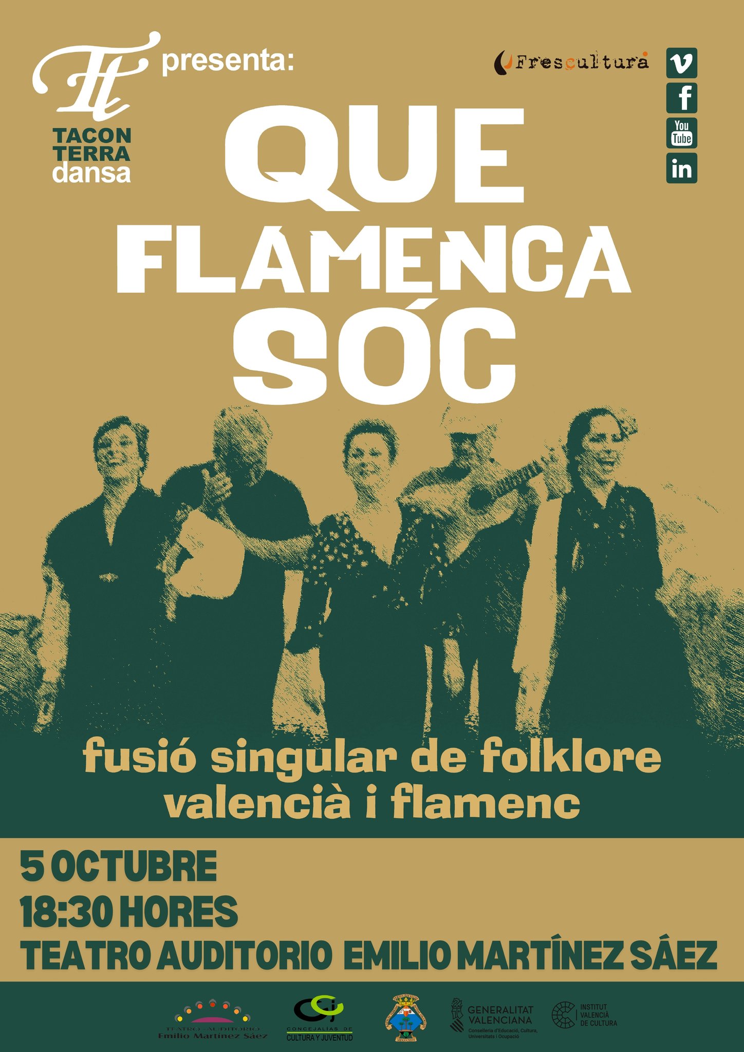 " QUE FLAMENCA SÓC ", FUSIÓ SINGULAR DE FOLKLORE I FLAMENC VALENCIÀ