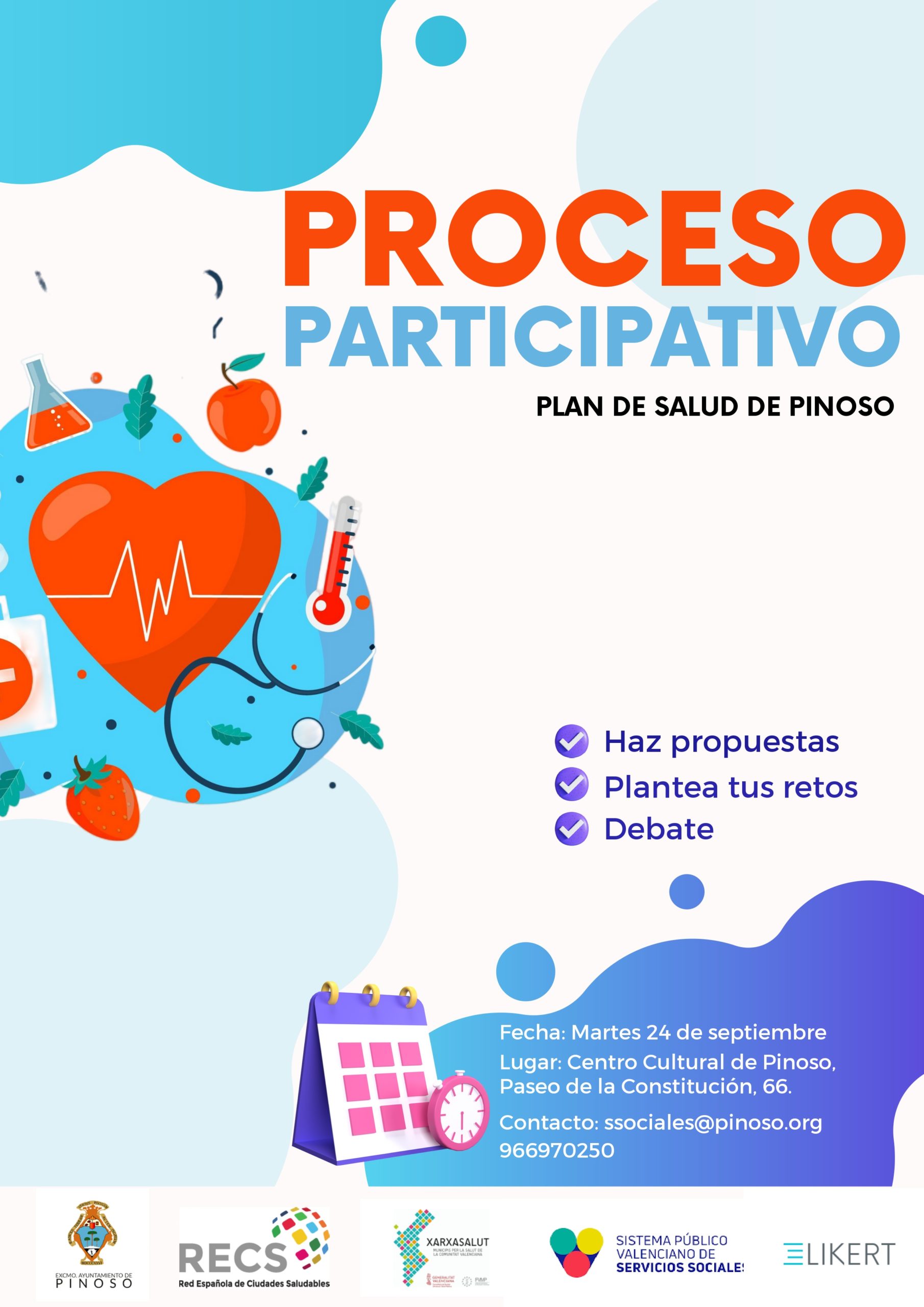 PROCESO PARTICIPATIVO PLAN DE SALUD DE PINOSO