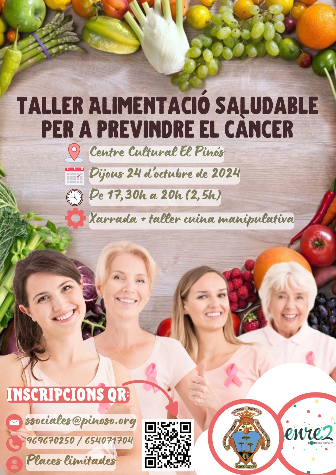 TALLER ALIMENTACIÓN SALUDABLE PARA PREVENIR EL CÁNCER