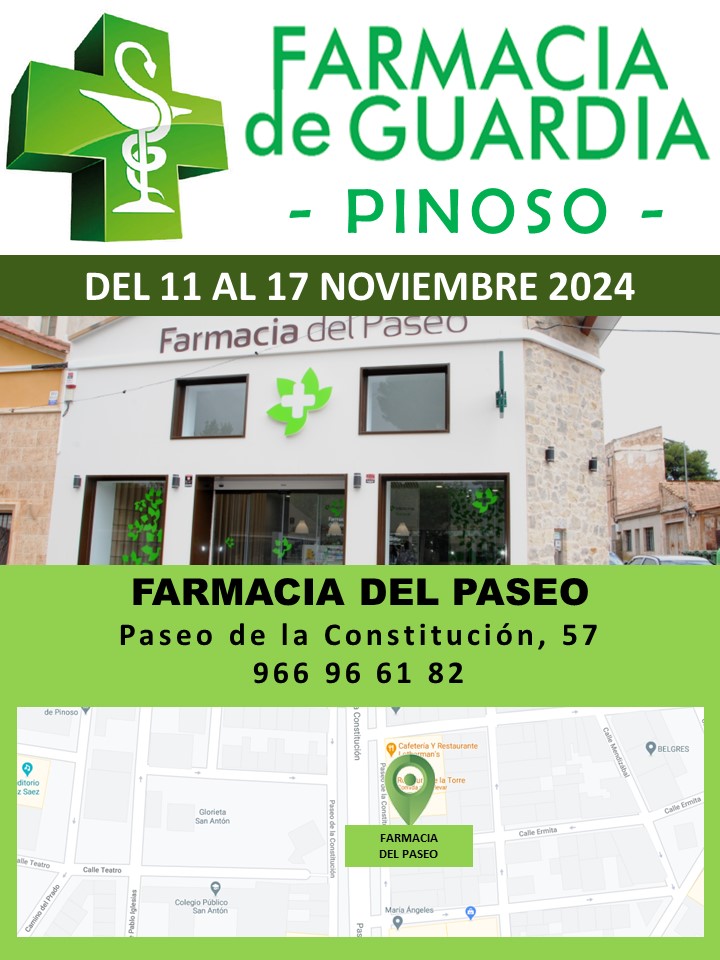 FARMACIA DE GUARDIA PASEO