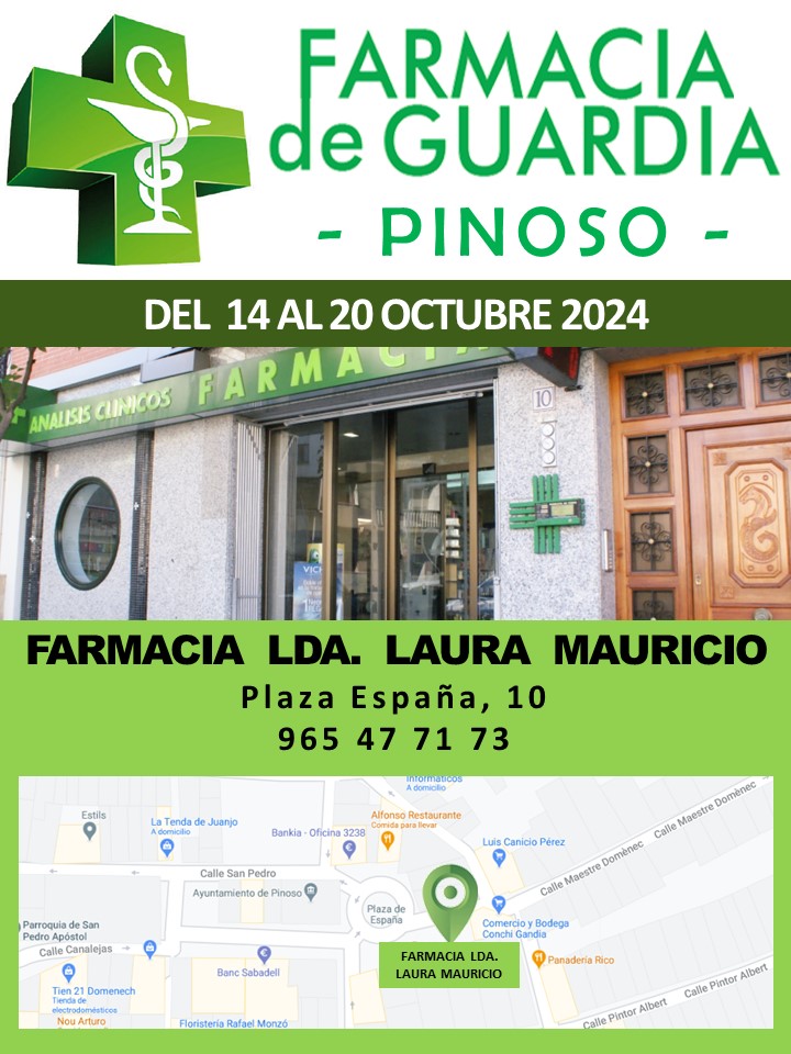 FARMACIA DE GUARDIA LAURA MAURICIO