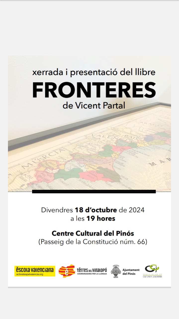 PRESENTACIÓN LIBRO   FRONTERES