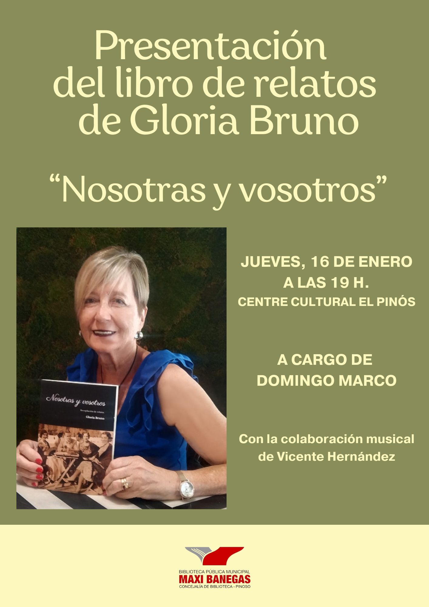 PRESENTACIÓN LIBRO DE GLORIA BRUNO