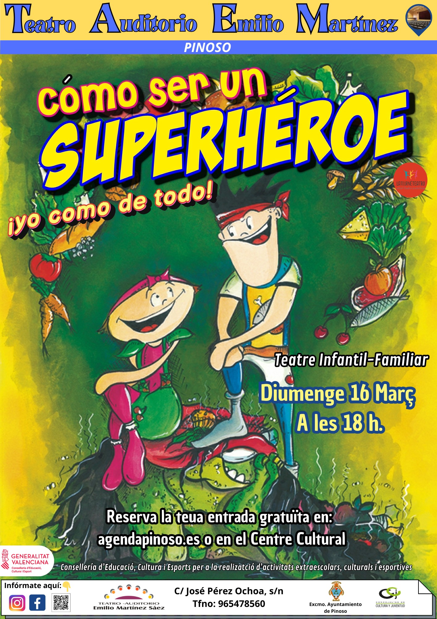 TEATRO-INFANTIL  COMO SER UN SUPERHÉROE