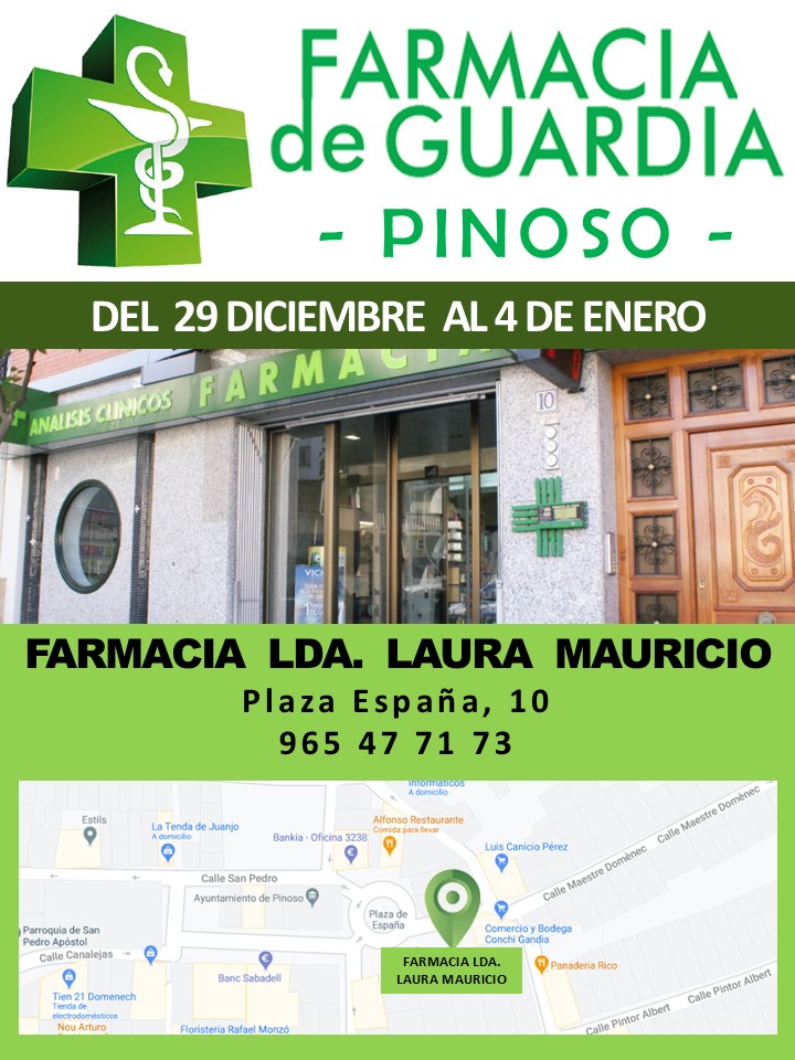 FARMACIA DE GUARDIA LAURA MAURICIO