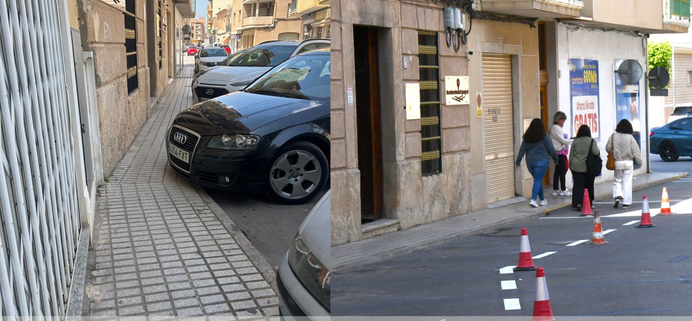 30-04-2026 REPINTADO DE PLAZAS DE ESTACIONAMIENTO (2) ANTES Y DESPUÉS