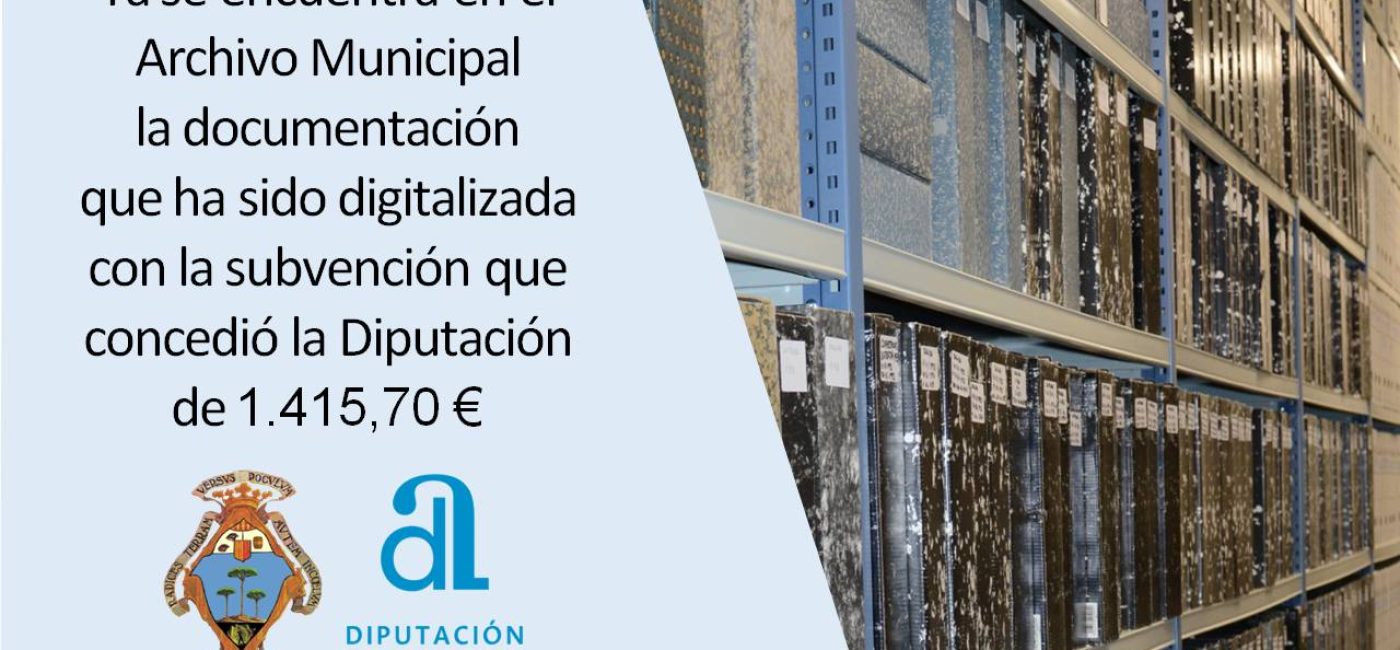 AYUDAS LOGO DIPU Y AYTO PINOSO digitalización archivo