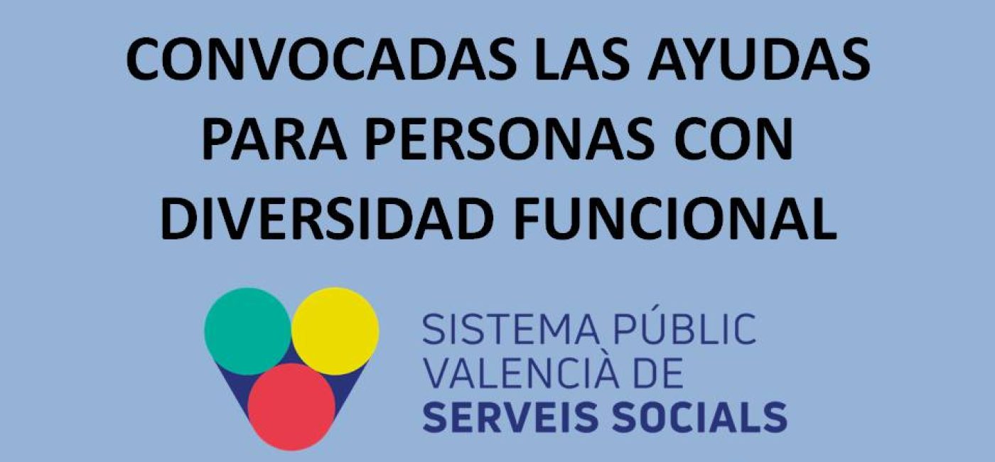 CONVOCADAS LAS AYUDAS PARA PERSONAS CON DIVERSIDAD FUNCIONAL