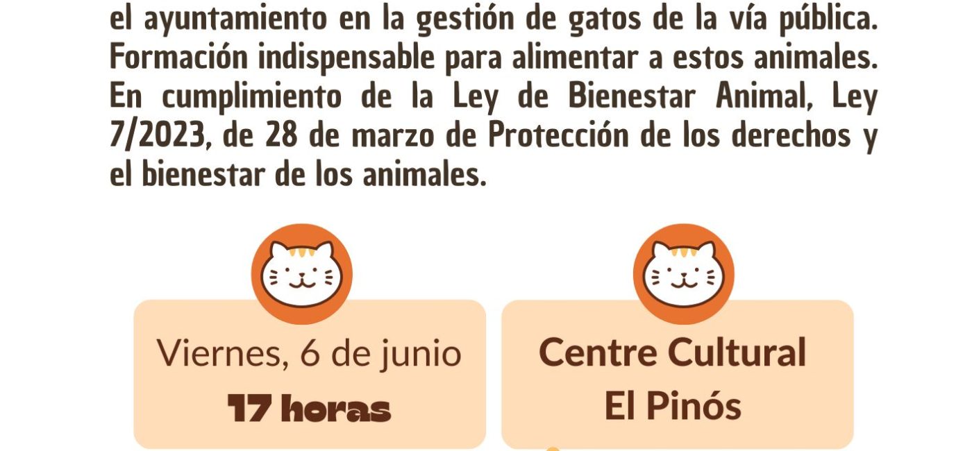Curs colonies felines