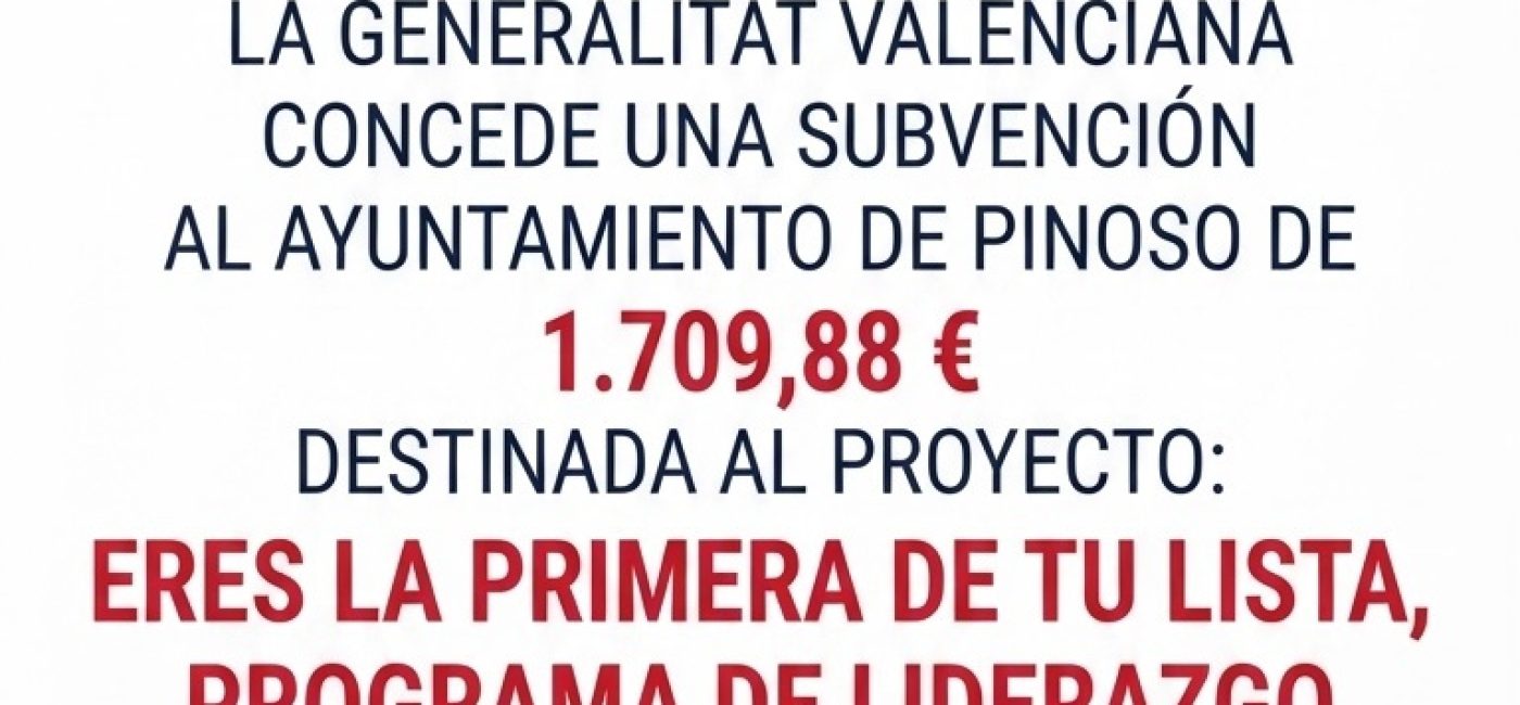 SUBVENCIÓN TU ERES LA PRIEMRA