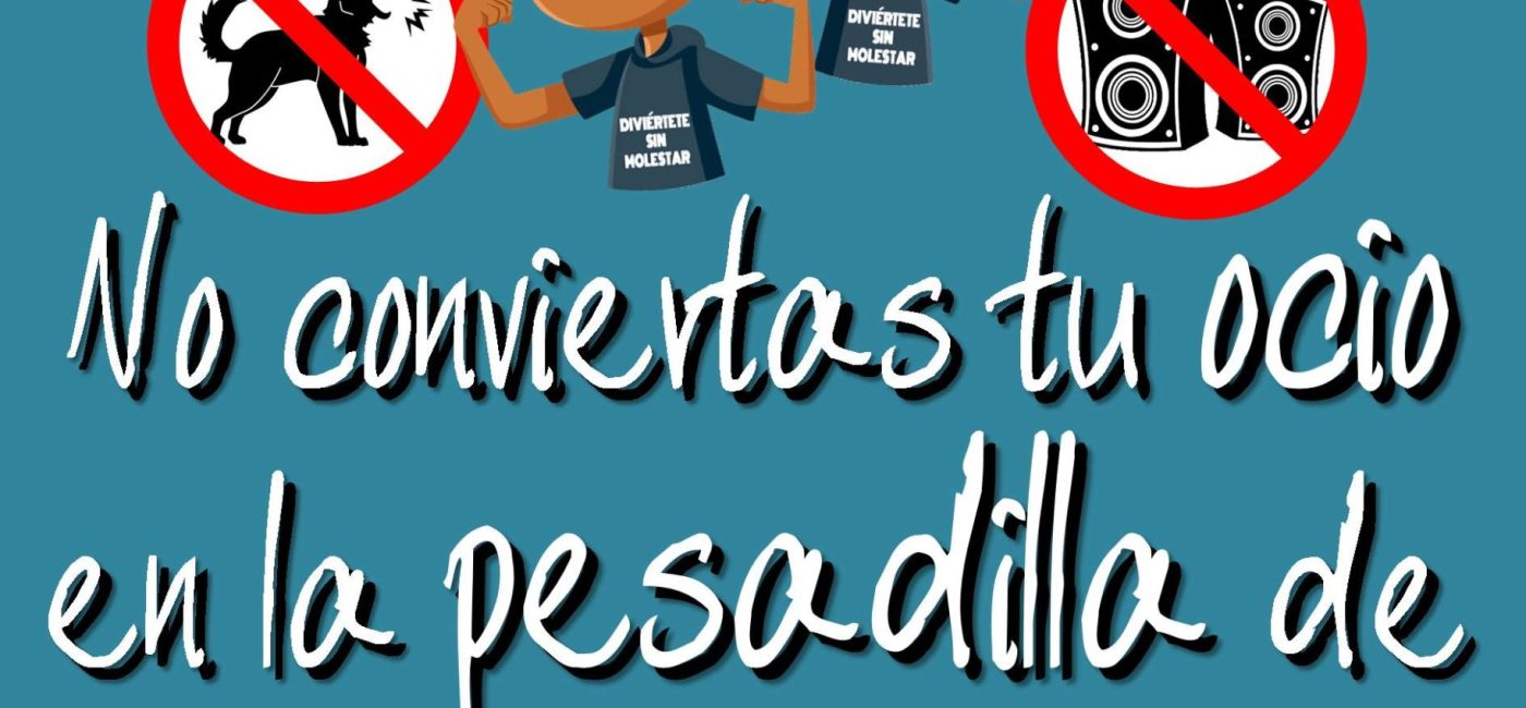 cartel campaña anti ruidos